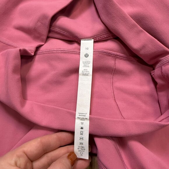 Lululemon Athletica Pink Align High Rise Leggings Size 10 Tall - Picture 3 of 7